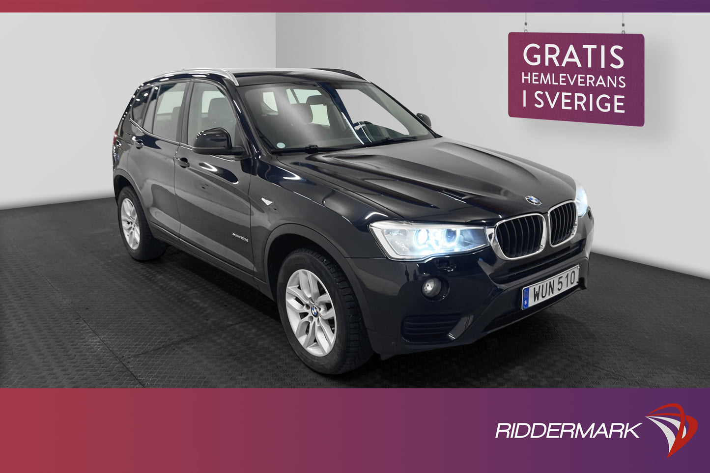 BMW X3 xDrive20d 190hk M-Värm Halvskinn Dragkrok Välservad