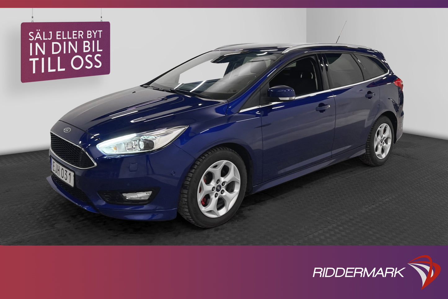 Ford Focus 1.5 150hk ST-Line Kamera Halvskinn Välservad