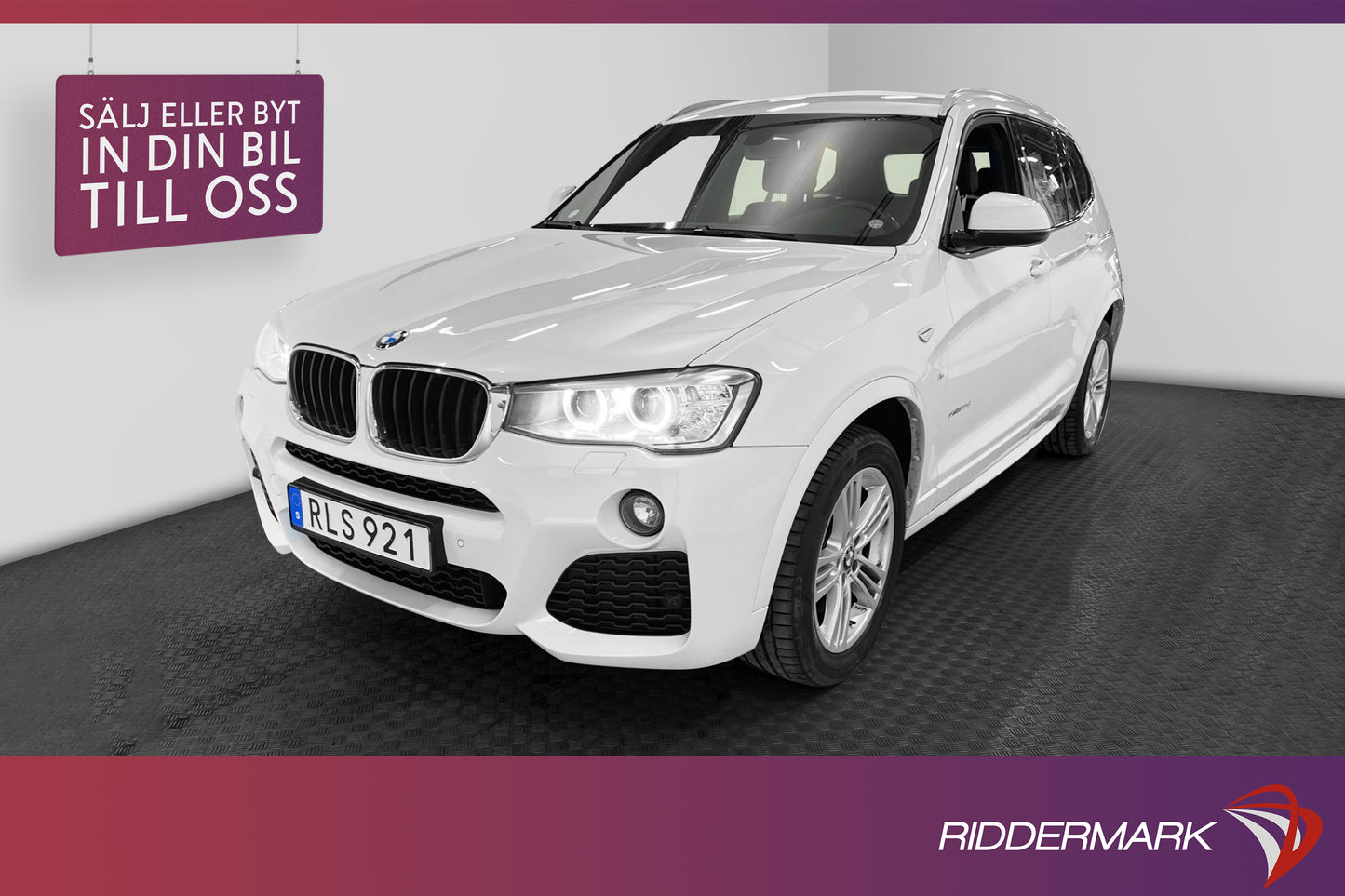 BMW X3 xDrive 190hk M-Sport Navi Drag Halvskinn 0,52l/mil