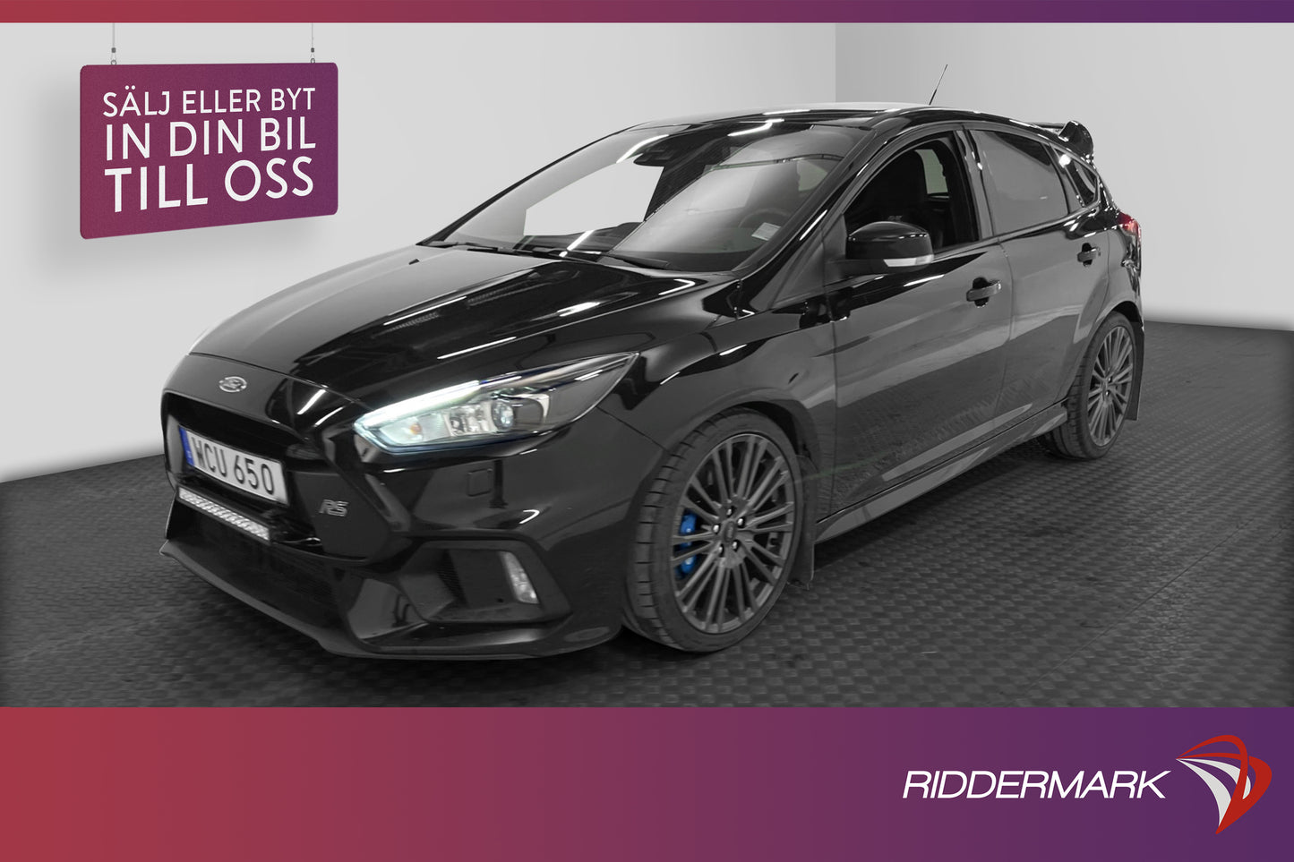 Ford Focus RS 4WD Manuell 350hk Brembo Skalstolar 2-Brukare