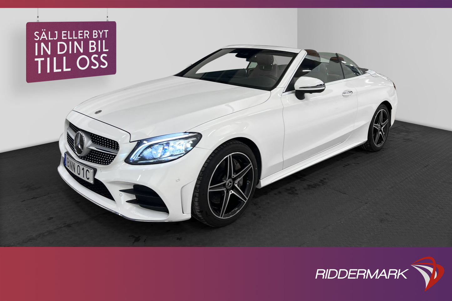 Mercedes-Benz C 300 Cabriolet 258hk AMG Premium Cockpit Burm