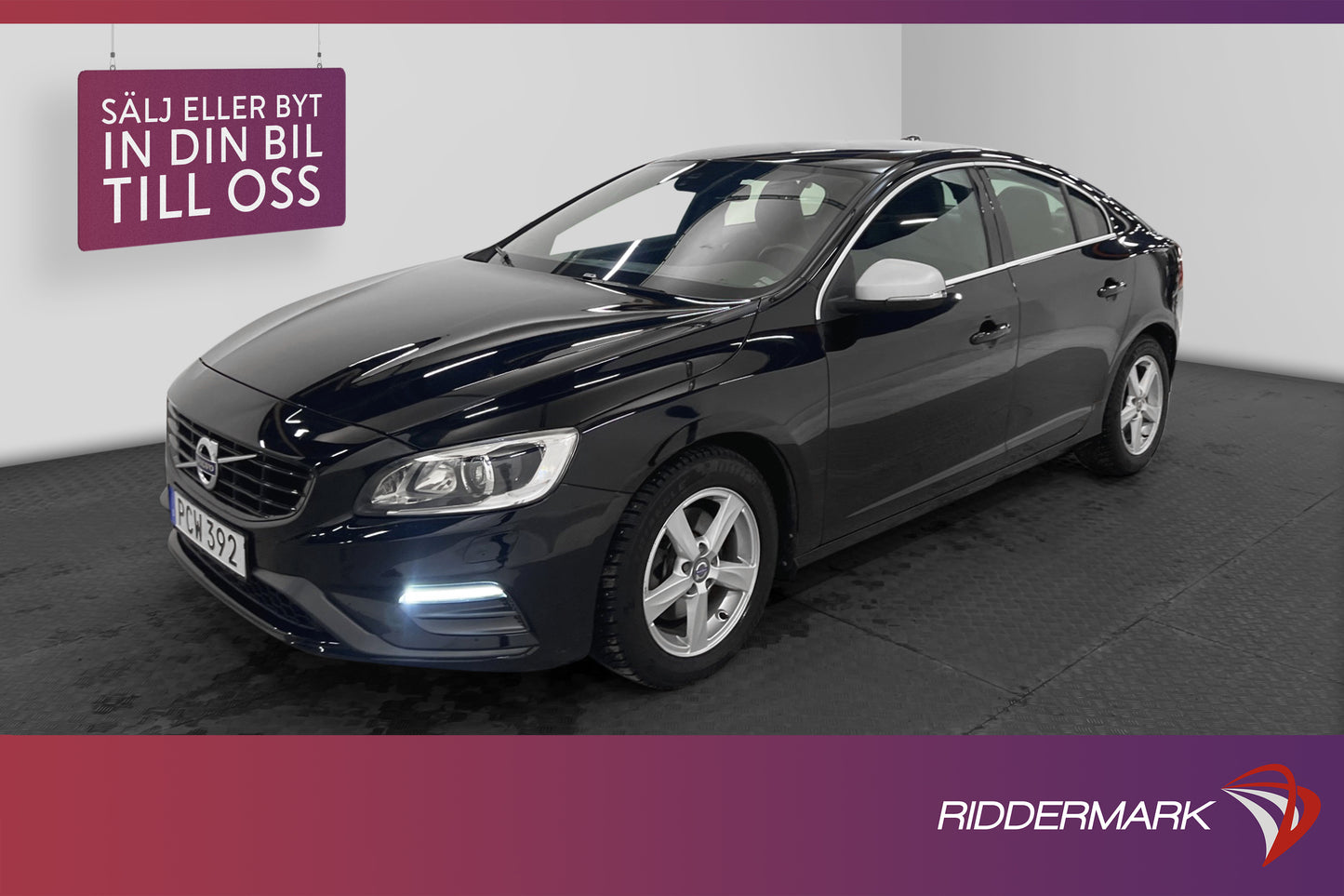 Volvo S60 T3 152hk R-Design VOC Värmare Rattvärme Välservad