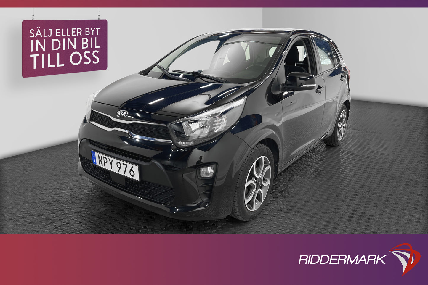 Kia Picanto 1.0 67hk GLS M/K-Värmare B-Kam CarPlay 0.5L/Mil