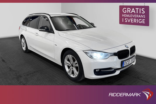 BMW 320 d xDrive Touring 184hk Sport line Sensorer Dragkrok