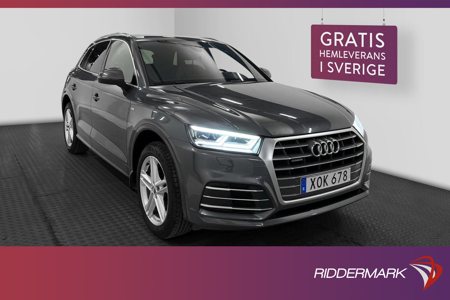 Audi Q5 2.0 TDI quattro  Full S-line Cockpit B&O Navi D-värm