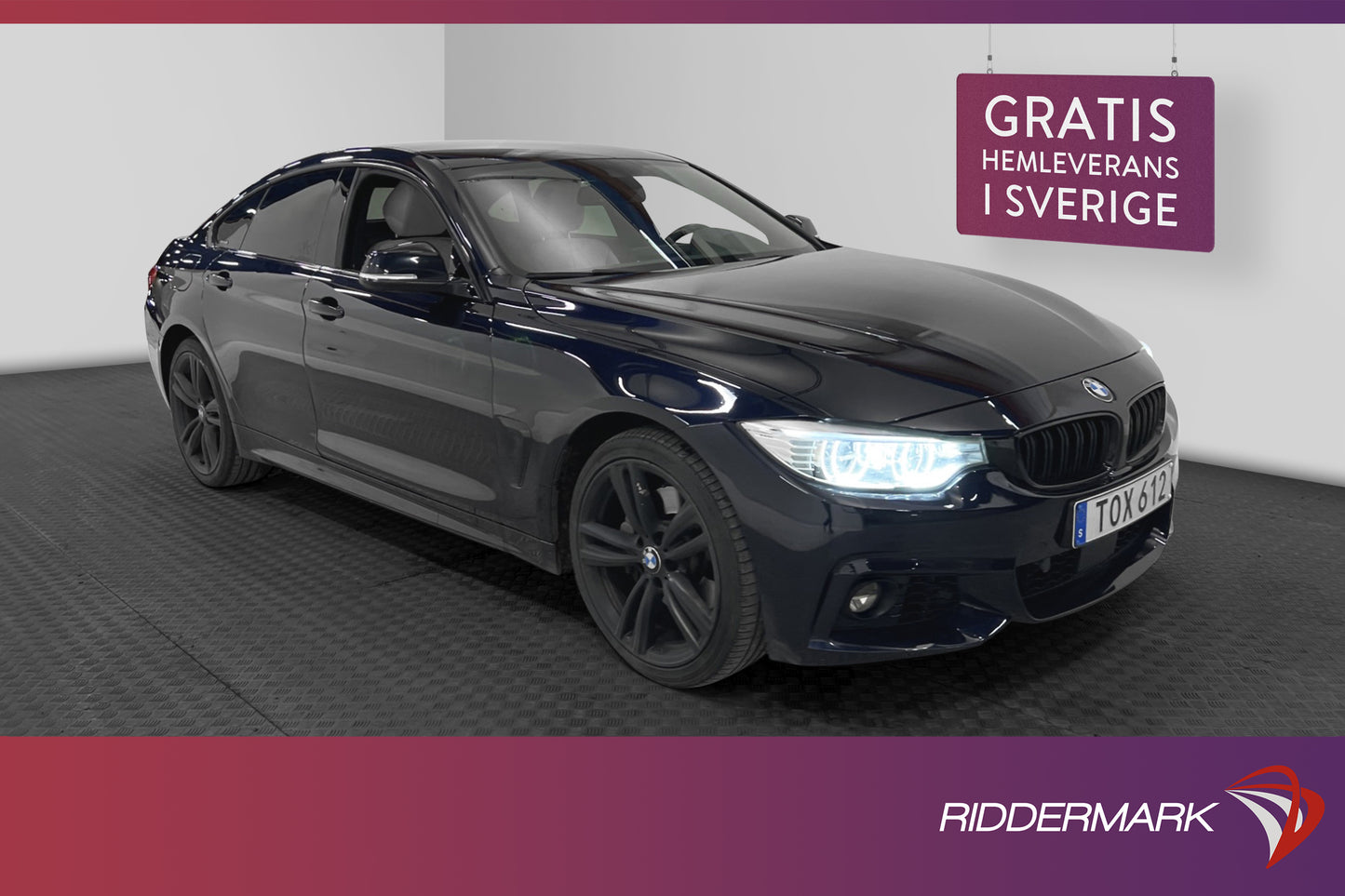 BMW 435i xDrive 306hk M Sport HUD Kamera Skinn HiFi Drag