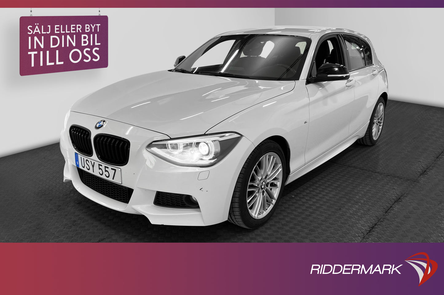 BMW 116i 5-dörrars 136hk M Sport Keyless Euro 6 Nyservad