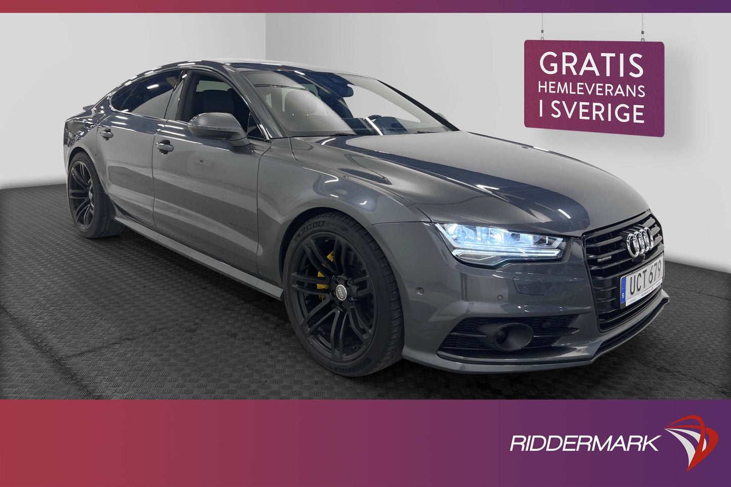 Audi A7 Sportback 3.0 V6 quattro S-Line M/K-Värmare 360° HuD