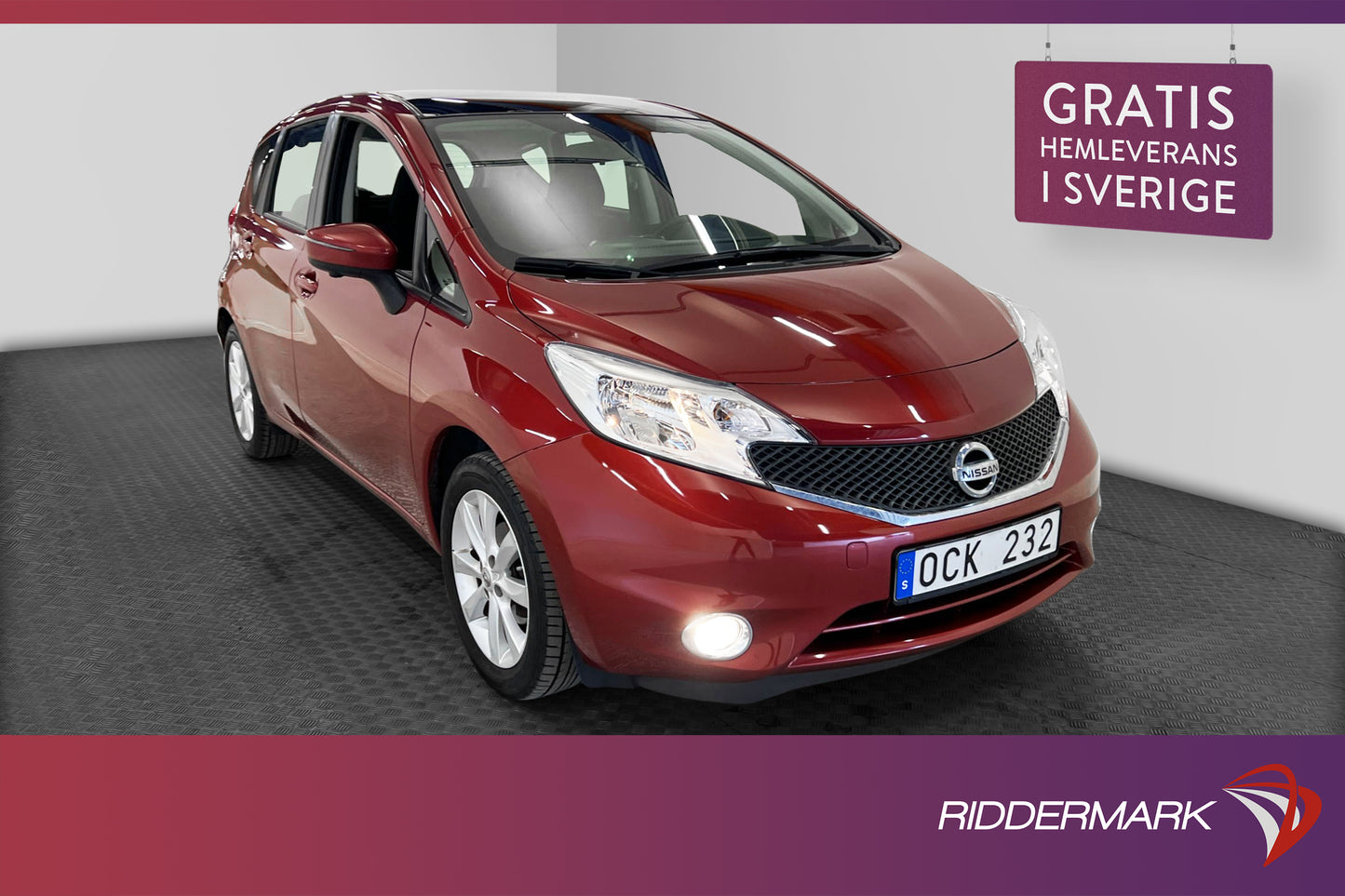 Nissan Note 1.2 80hk Pano 360° Navi Låg Skatt 0,47l/mil