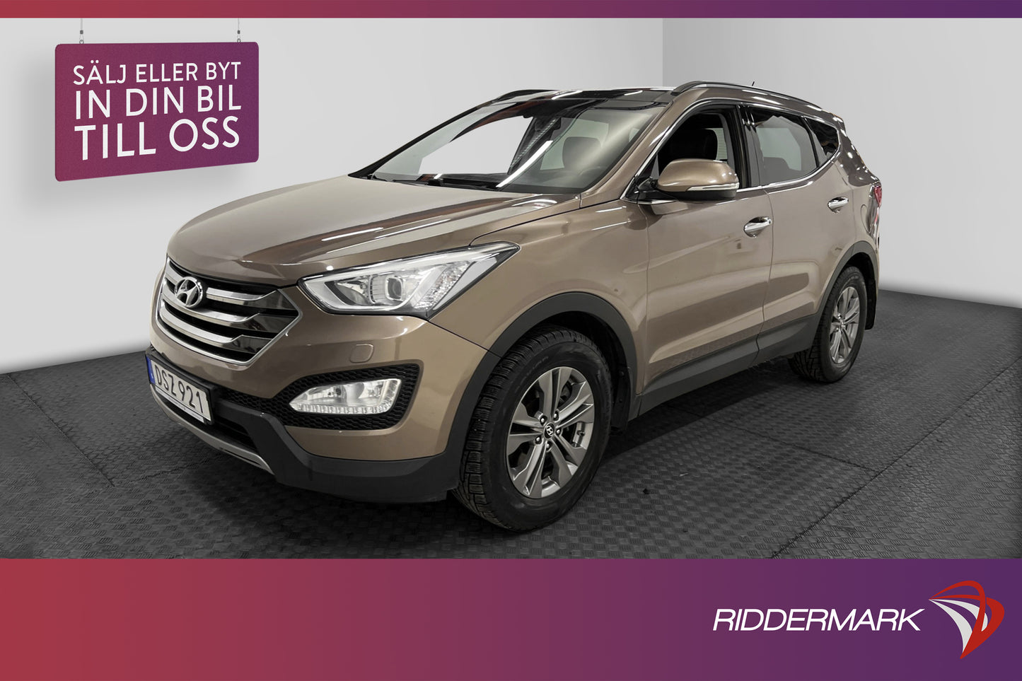 Hyundai Santa Fe 2.2 CRDi 197hk 4WD Pano M-Värmare Skinn