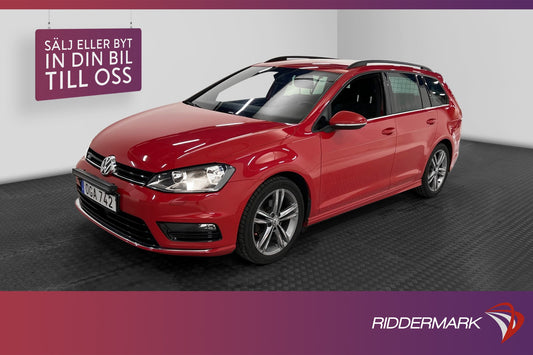 Volkswagen Golf VII 1.4 TSI 150hk R-line Kamera Dragkrok