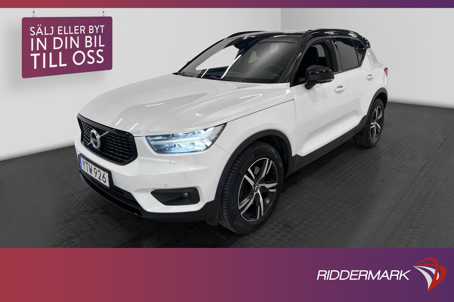 Volvo XC40 D4 AWD R-Design VOC Värmare 360° Pano Navi MOMS