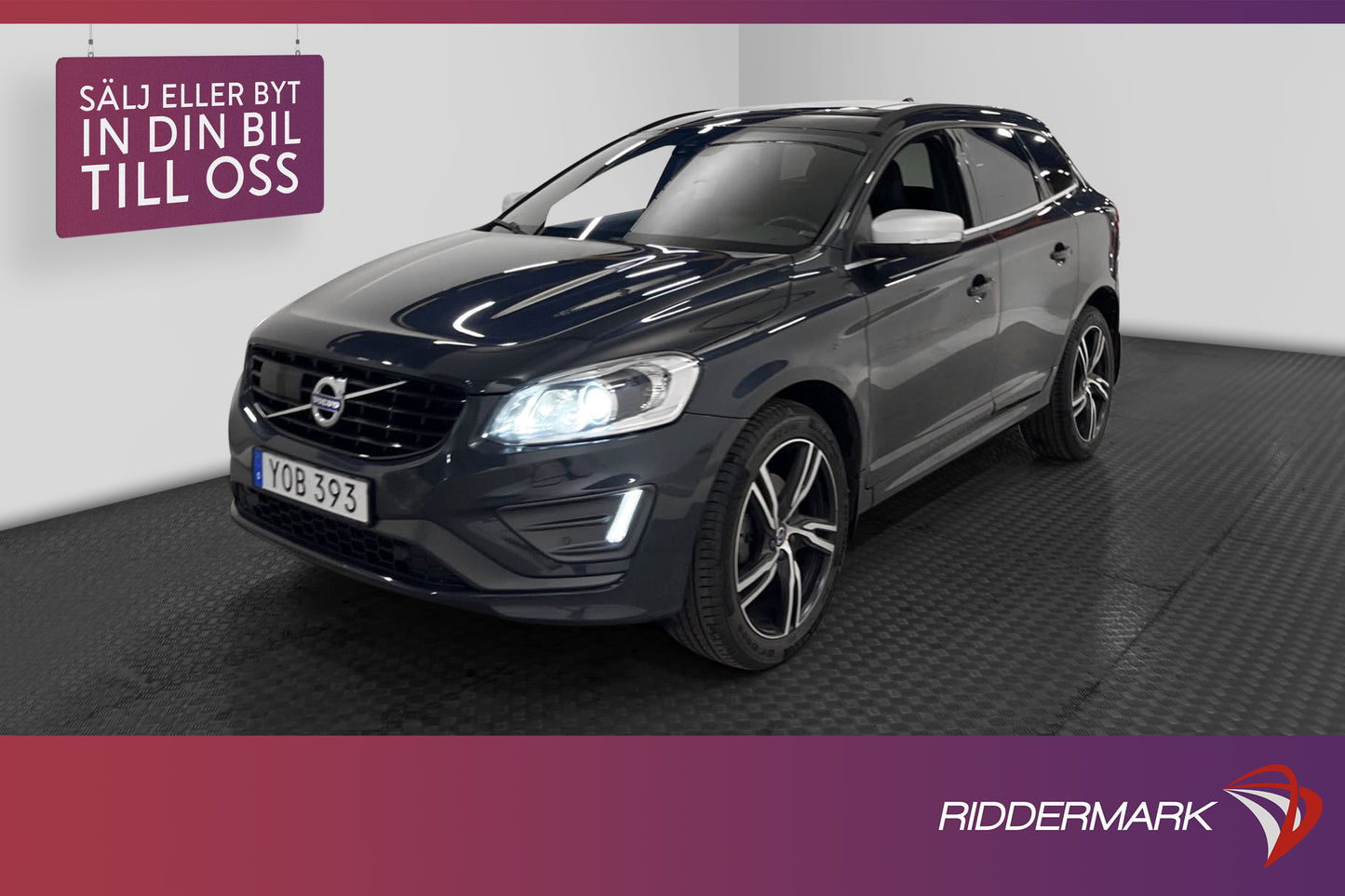 Volvo XC60 D4 AWD 190hk R-Design VOC Pano Kamera BLIS Drag