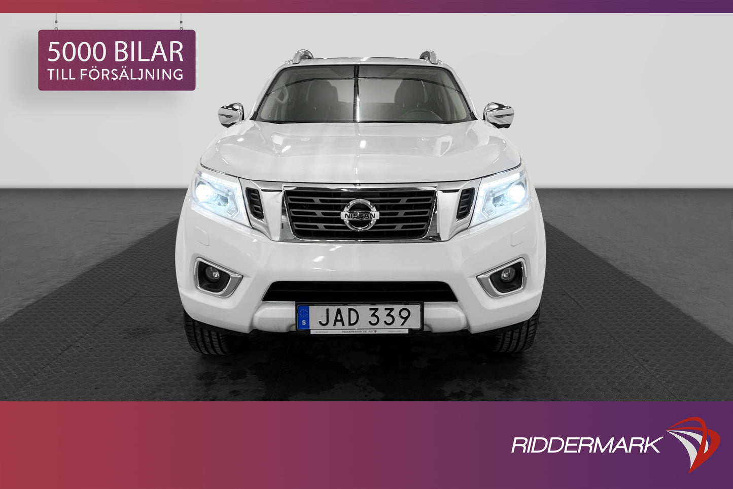 Nissan Navara Tekna 2.3dCi 4WD Dragkrok Diff Skinn 360° Moms