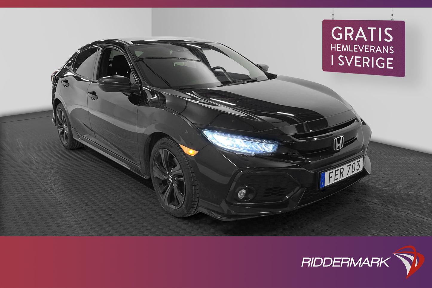 Honda Civic 1.5 Turbo 182hk Sport Navi B-kamera Välservad