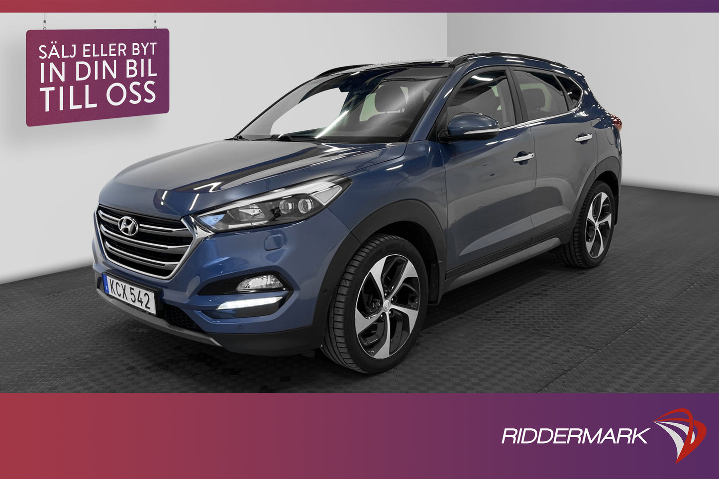 Hyundai Tucson 2.0 CRDi 4WD Premium Kamera Pano Drag Skinn