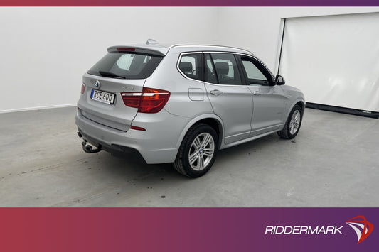 BMW X3 xDrive20d 190hk M Sport HiFi Fjärr-Värmare Skinn Drag