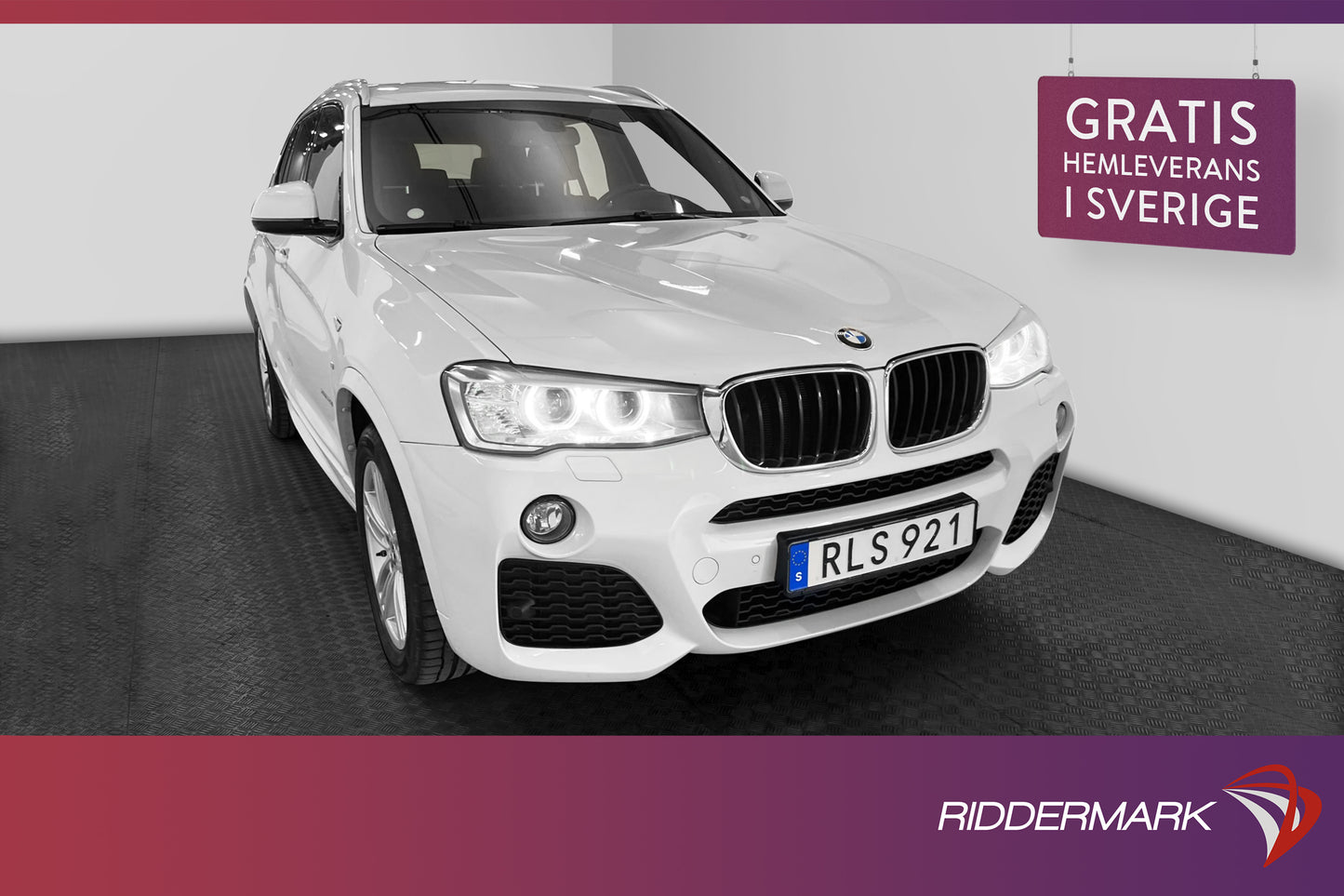 BMW X3 xDrive 190hk M-Sport Navi Drag Halvskinn 0,52l/mil