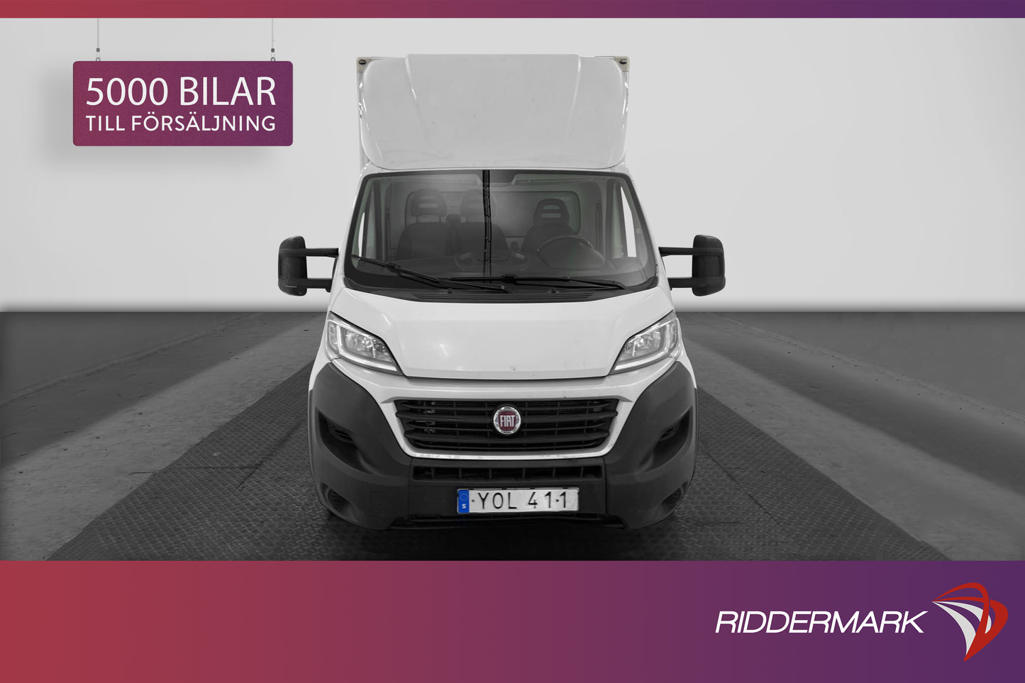 Fiat Ducato 2.3 Bakgavellyft Värmare Sidodörr 1-Ägare Moms