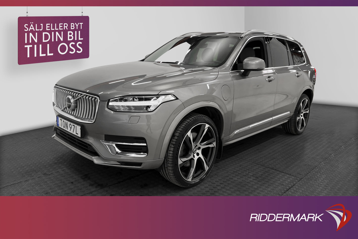 Volvo XC90 T8 AWD Recharge 392hk Inscription Luftfjädri B&W