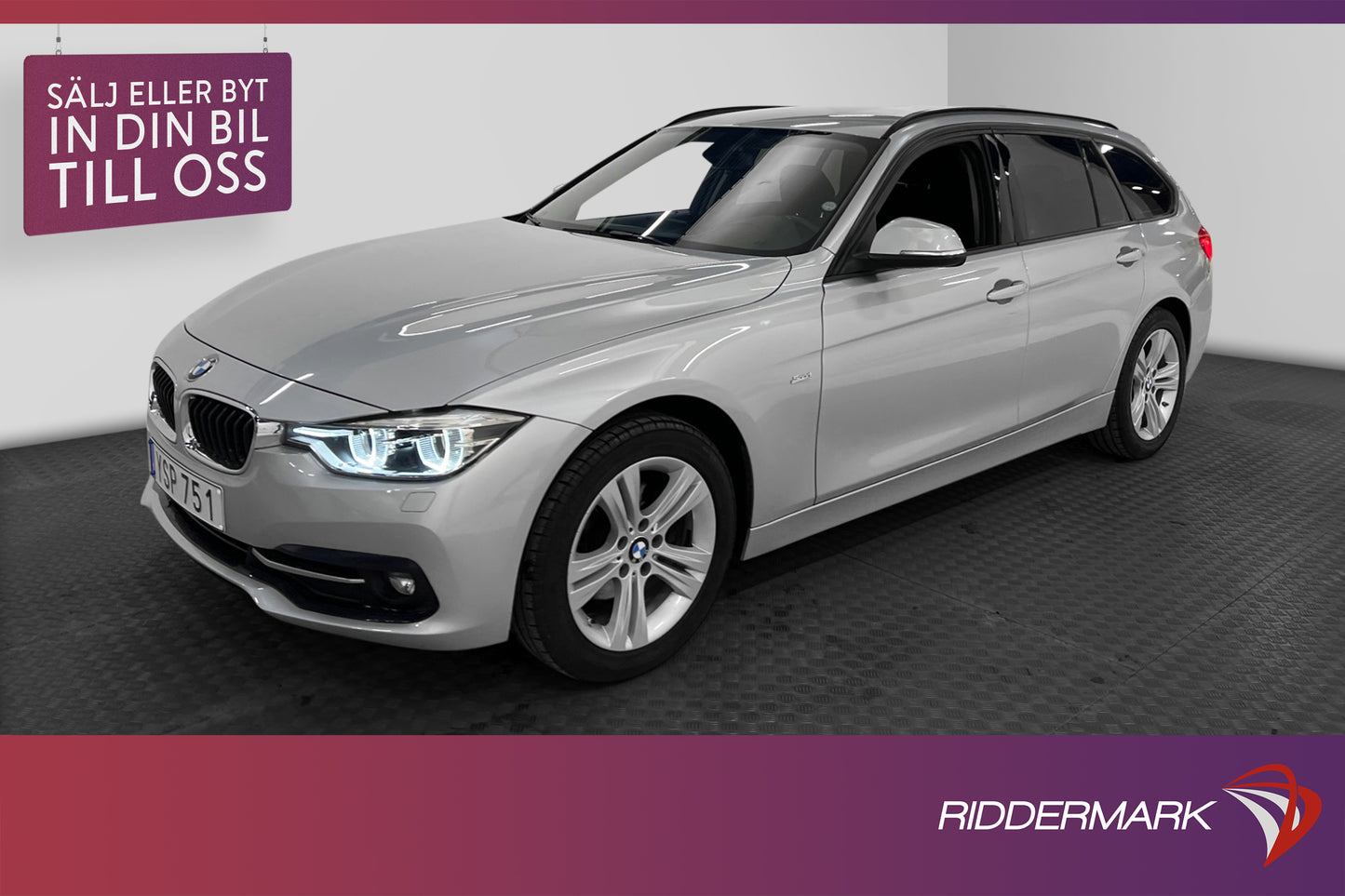 BMW 320d xDrive Sport line M-värme HiFi Navi P-sensorer Drag