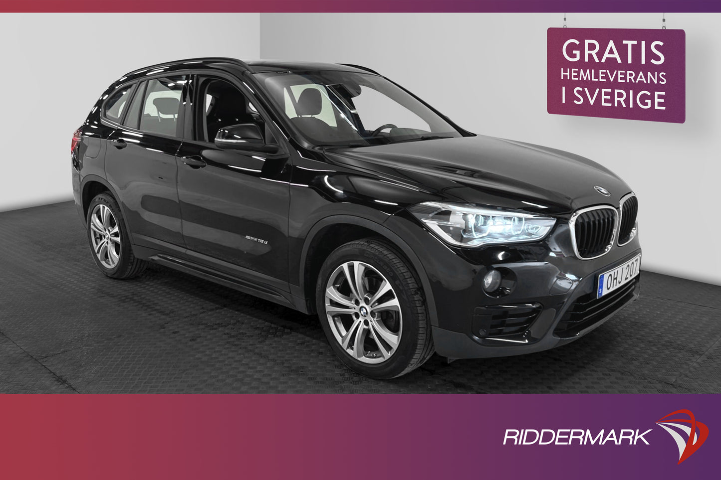 BMW X1 sDrive18d 150hk Sport line Sensorer Välserv 0,41l/mil