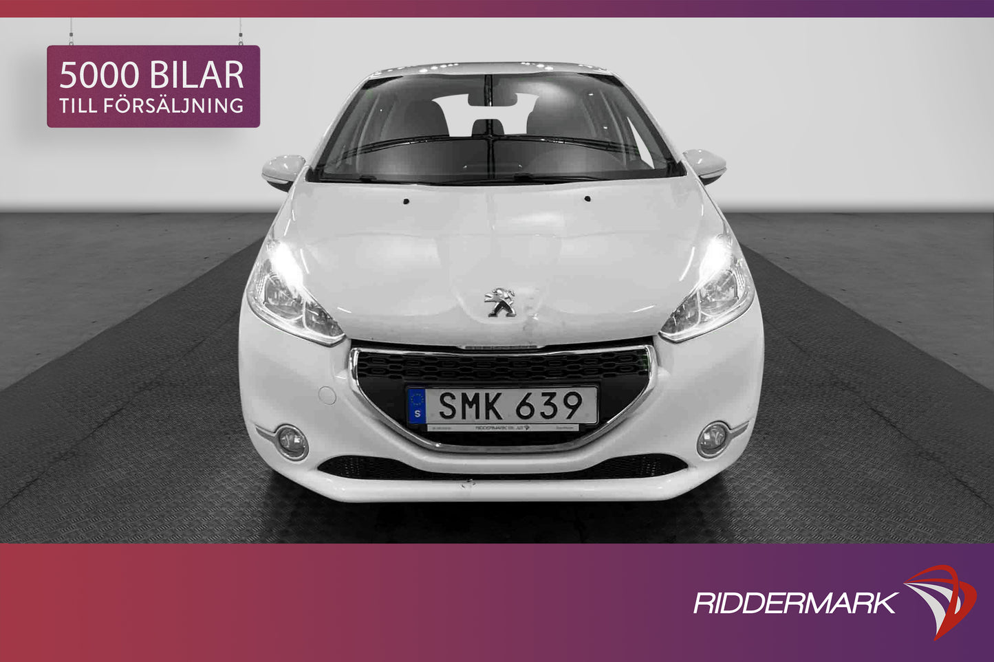 Peugeot 208 1.2 VTi 82hk Välservad AC Farthållare 0.45L/mil