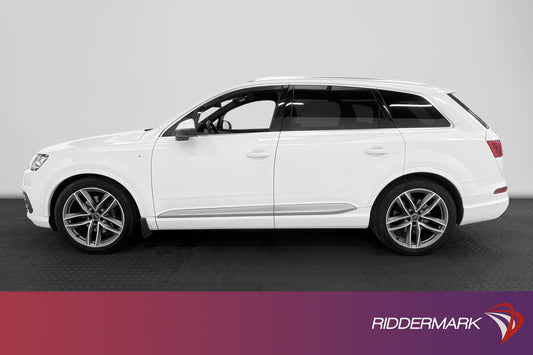 Audi Q7 3.0 TDI Quattro 272hk S-Line 360 Pano Cockpit 7-Sits