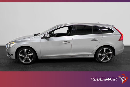 Volvo V60 T4F 180hk R-Design Skinn Låg skatt 0.7l/mil