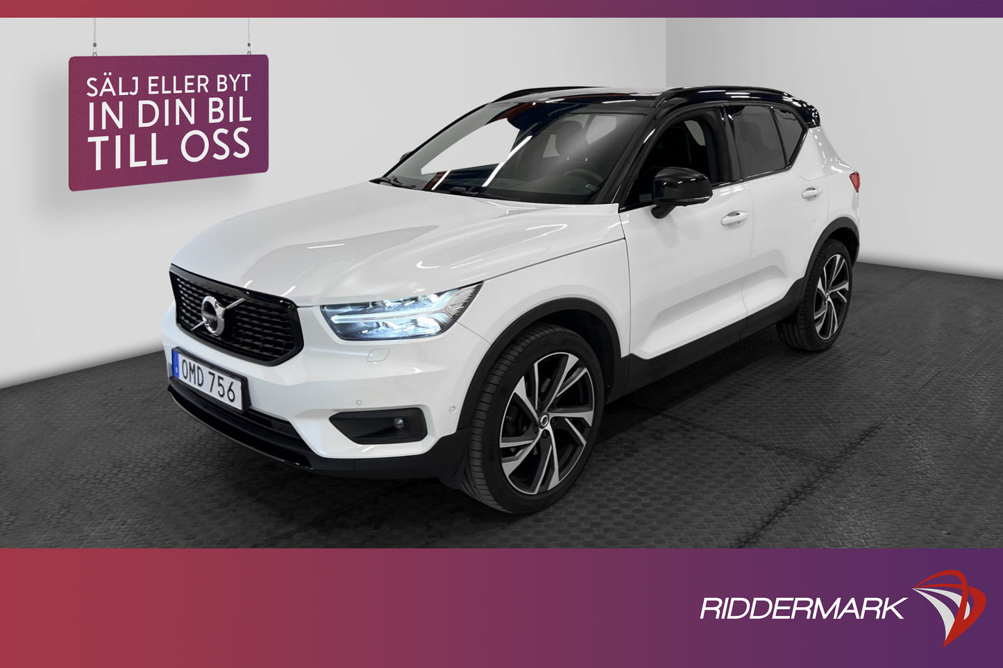 Volvo XC40 D4 AWD 190hk R-Design VOC Pano 360° H/K Blis Drag