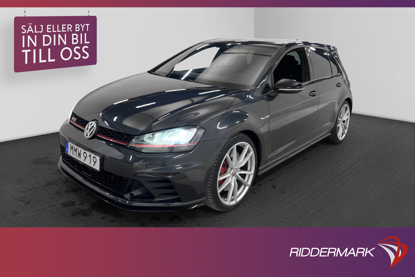 Volkswagen Golf GTI Clubsport 265hk Skalstolar Dynaudio