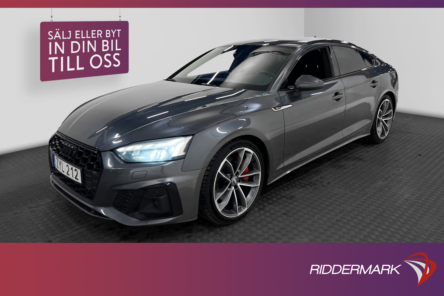 Audi A5 Sportback 45 TFSI Q 245hk S-Line Matrix Kamera Drag