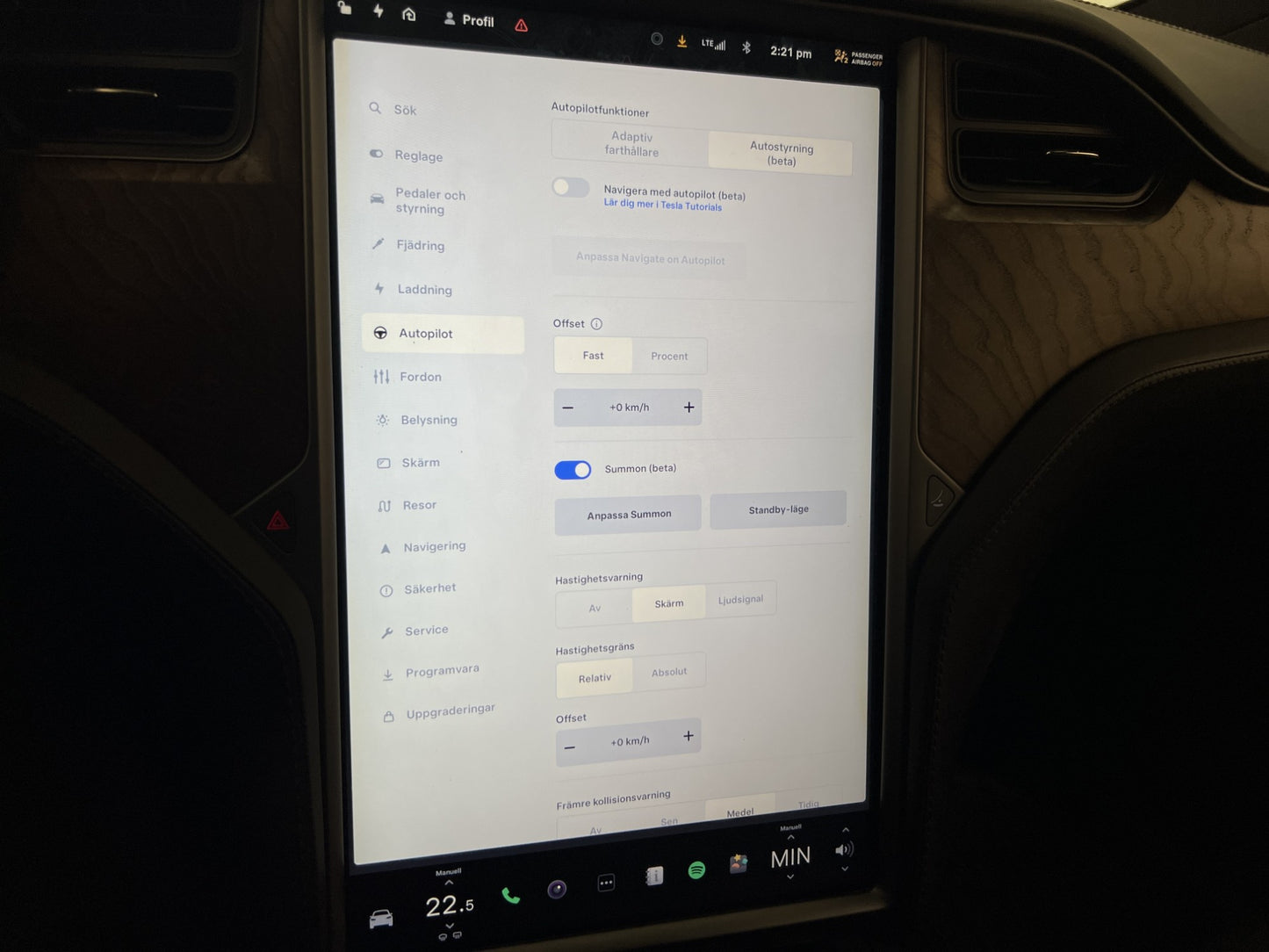 Tesla Model X 100D AWD 423hk 7-sits Luftfjädr Uppgraderad AP