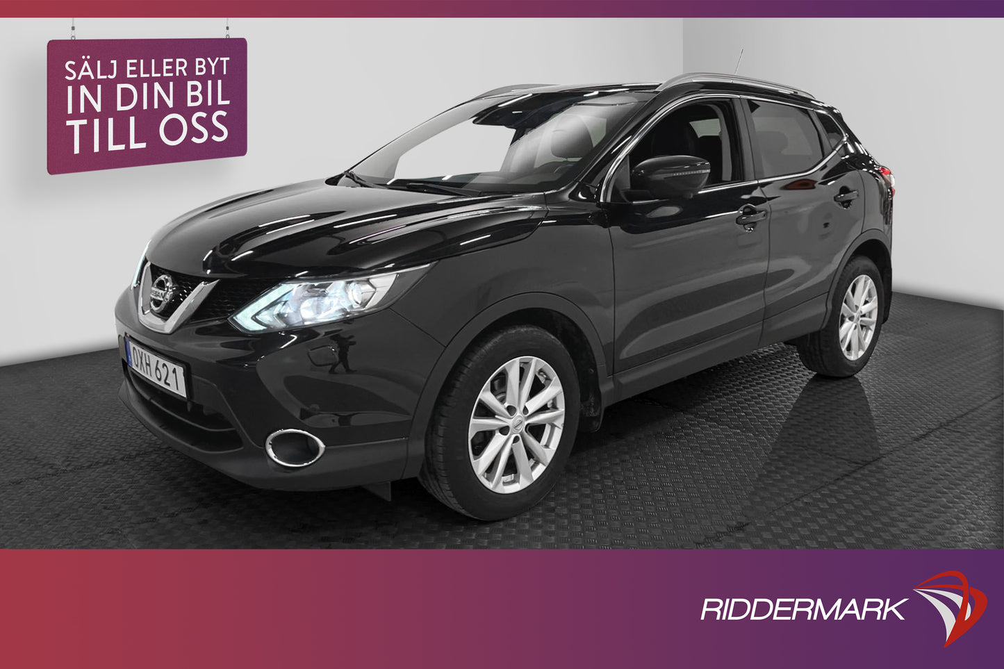 Nissan Qashqai 1.2 360*kamera Navi M-värm Fullserv Eu6 115hk