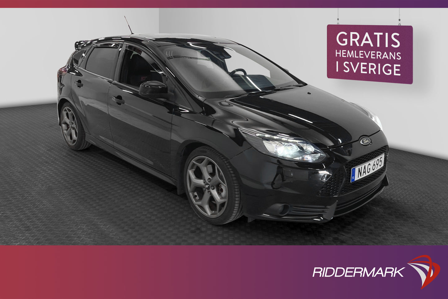 Ford Focus ST 250hk RECARO Panorama Skinn Navi