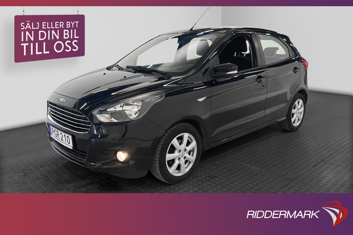 Ford  Ka+1.2 Ti-VCT 85hk Ny K-Rem 360kr Skatt Välservad