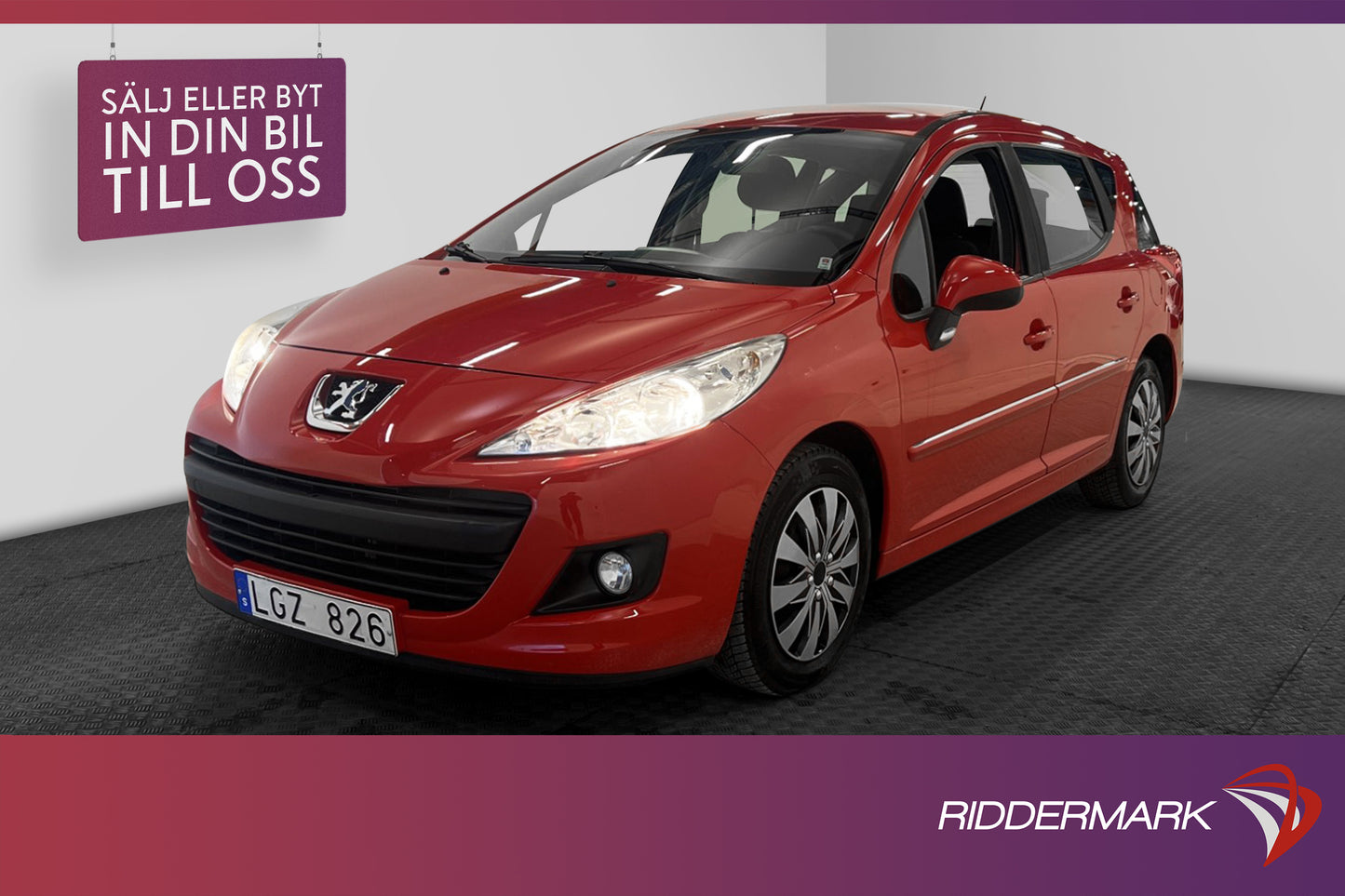 Peugeot 207 SW 1.4 VTi 95hk Välservad LÅGMILAD AC 0.59L/mil