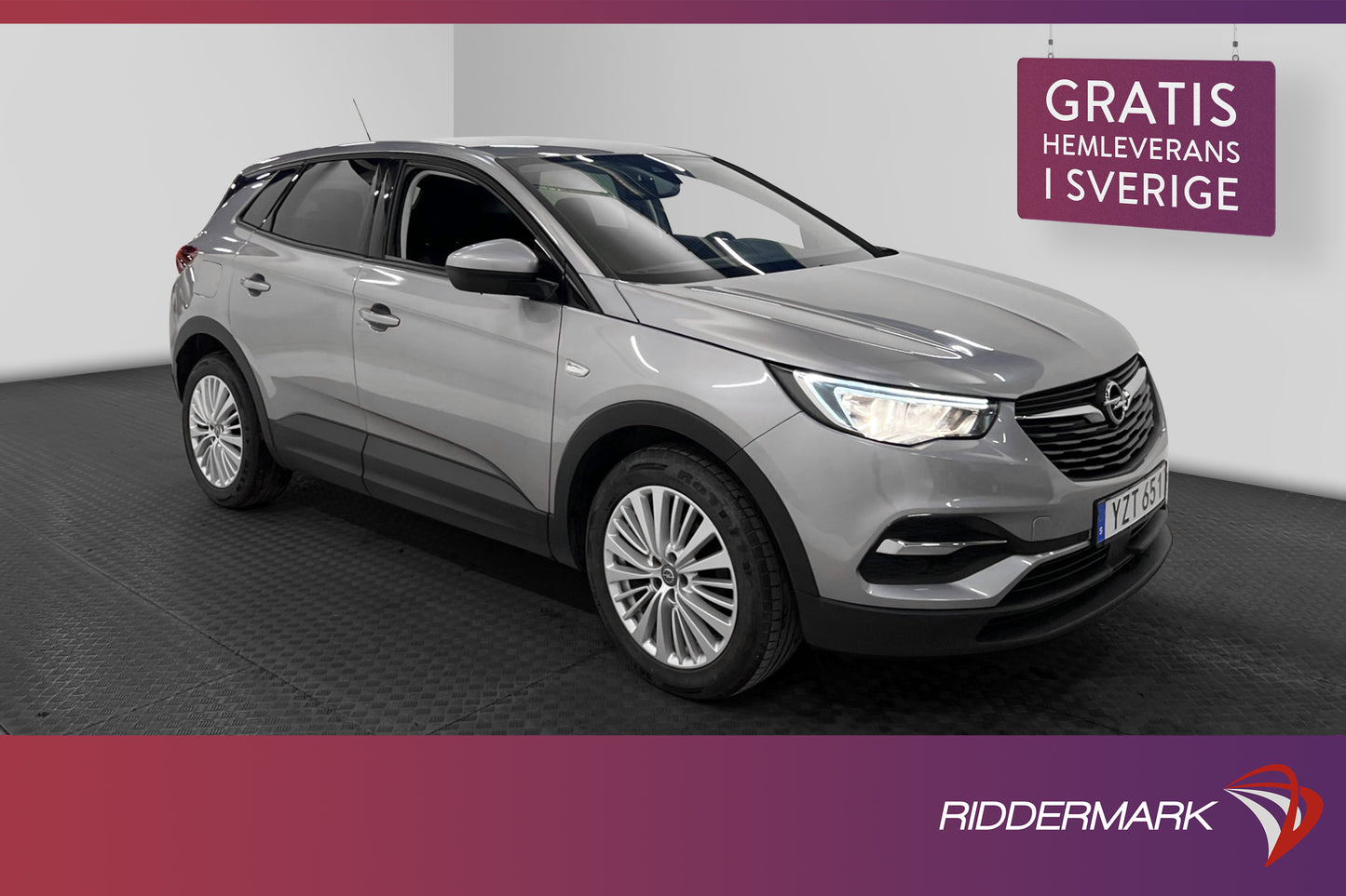 Opel Grandland X 1.2 Turbo 130hk 1 Brukare B-kam Drag M-värm