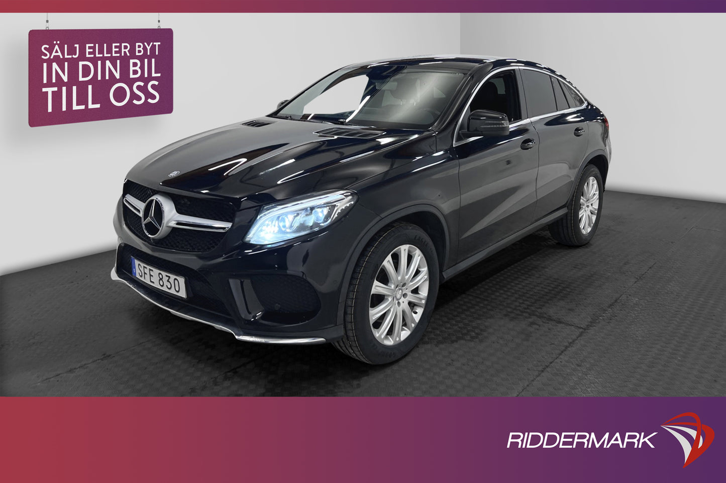 Mercedes-Benz GLE Coupé 350d 4M 258hk AMG H/K Värm 360° Drag