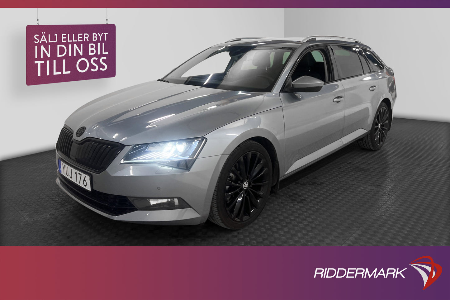 Skoda Superb Kombi 2.0 TSI 4x4 280hk L&K Värmare Kamera Drag