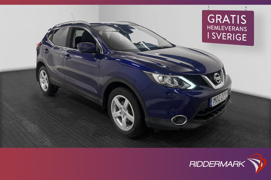 Nissan Qashqai dCi 110hk Tekna 360° Navi Elstol Välservad