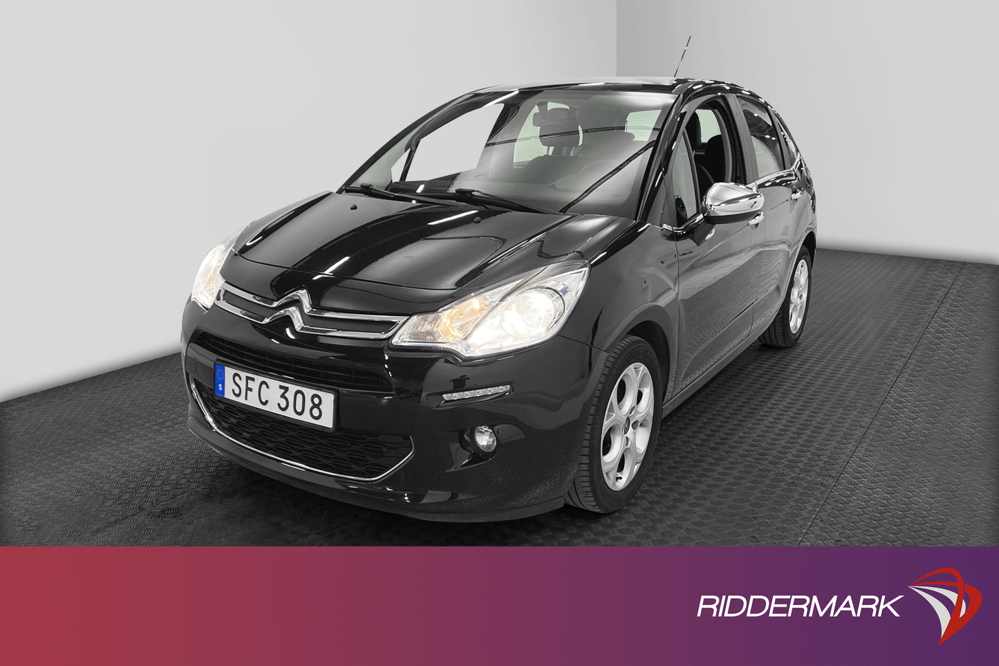 Citroën C3 1.2 82hk 1 Brukare Välserv 360kr Skatt 0,41L/mil