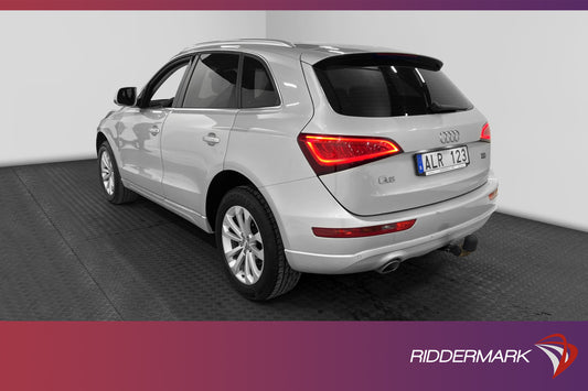 Audi Q5 2.0 TDI 177hk Quattro Design M-värm Skinn/Alcantara