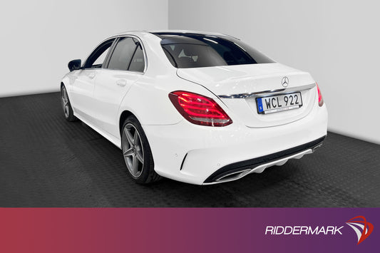 Mercedes-Benz C220d 170 hk AMG Burmester Pano Skinn Keyless