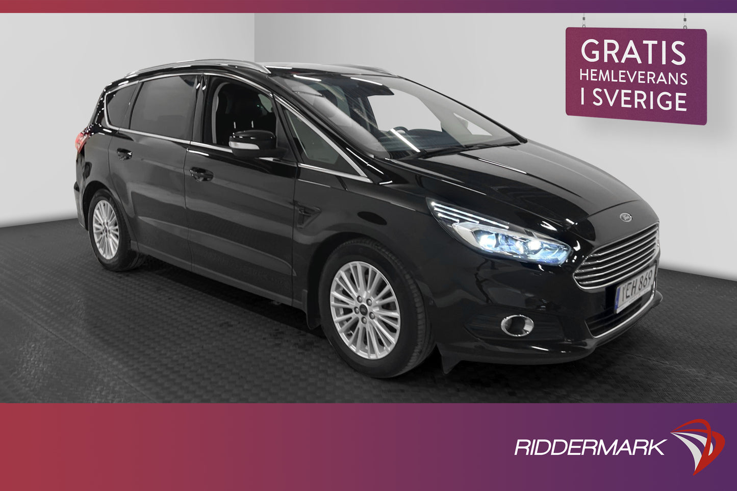 Ford S-Max 2.0 TDCi AWD 180hk 7-sits GPS Drag Adaptiv Nyserv