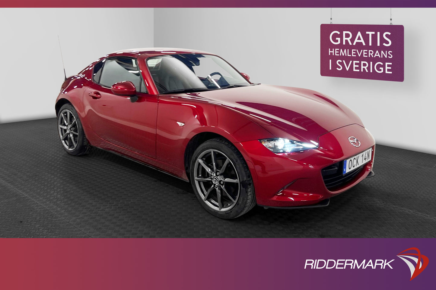 Mazda MX-5 RF SKYACTIV-G 184hk Cabriolet Skinn Navi Keyless