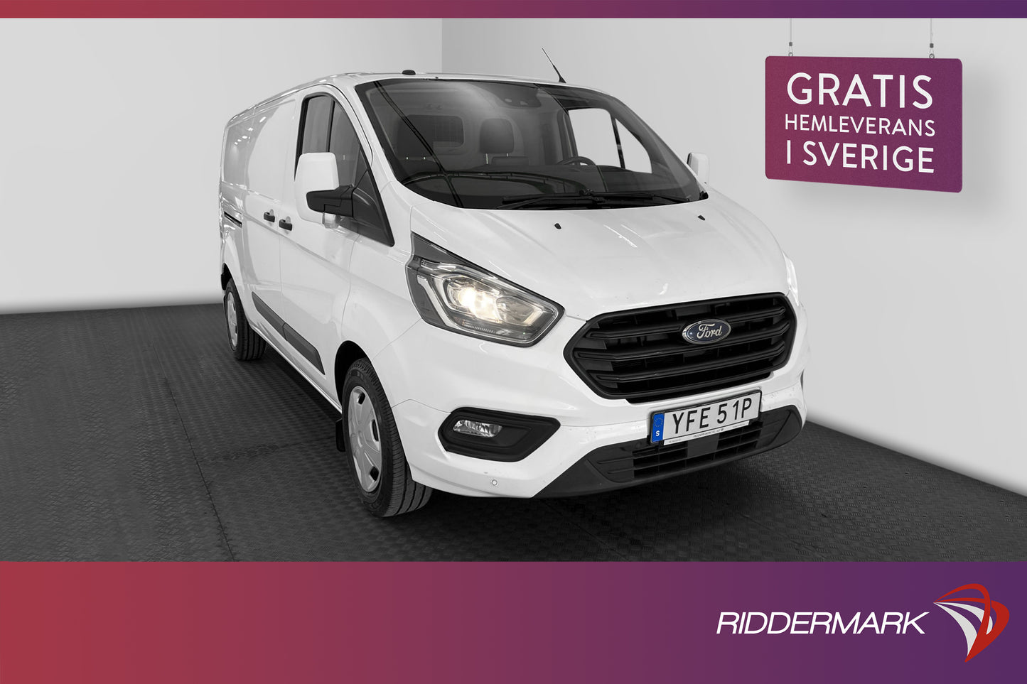 Ford Transit Custom L2 2.0 Värmare Dragkrok B-Kamera Moms