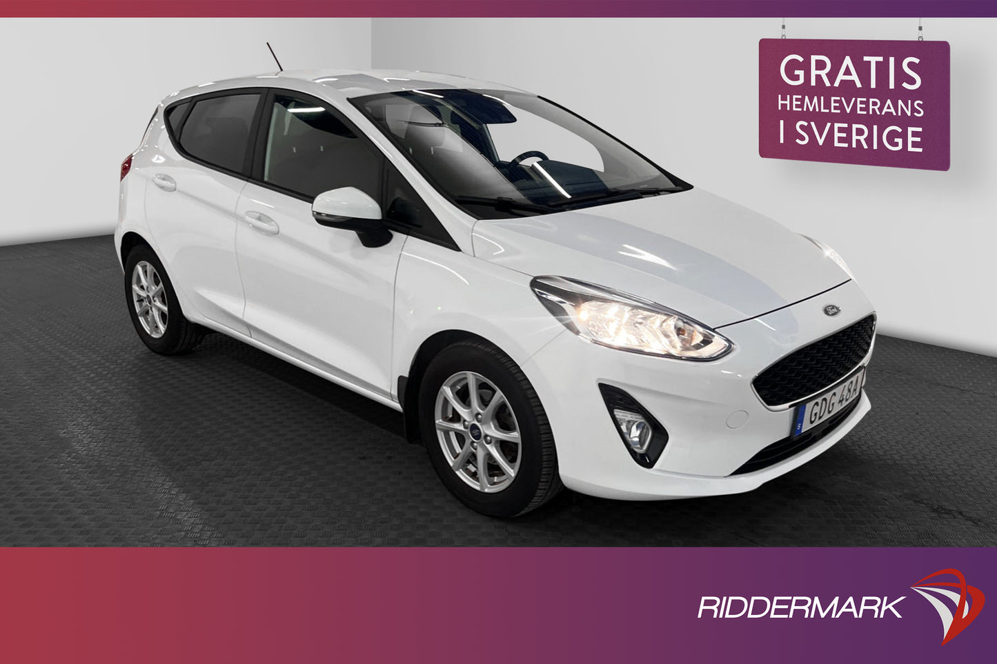 Ford Fiesta 1.0 EcoBoost 100hk Trend Plus Sensorer Rattvärme