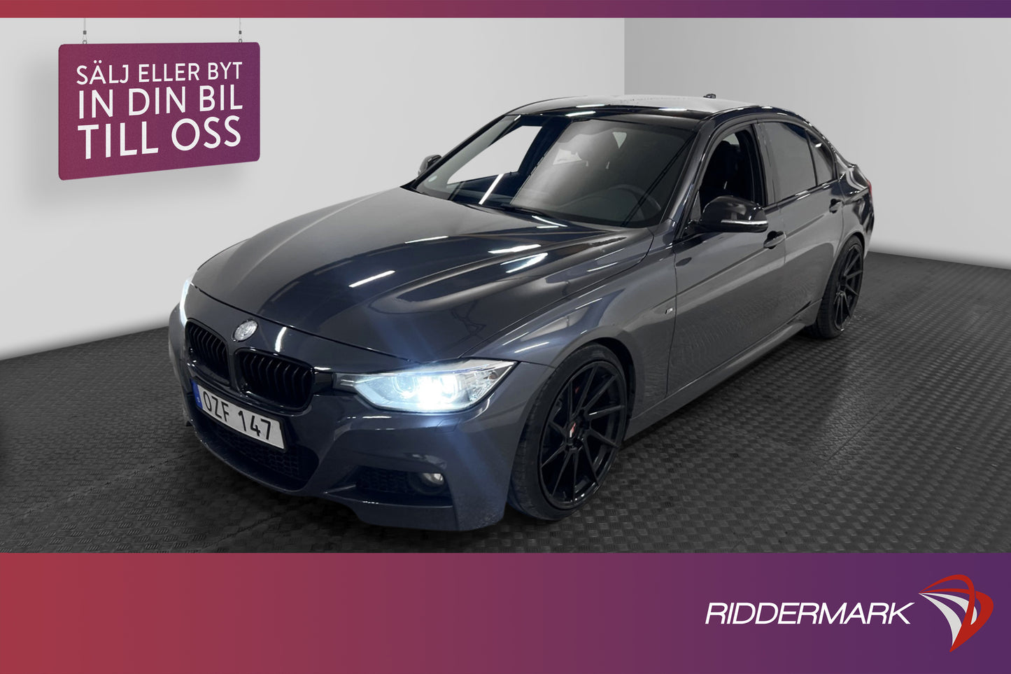 BMW 320d Sedan 184hk M-Sport Rattvärme JR-fälgar Nyservad