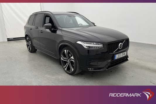 Volvo XC90 B5 AWD R-Design 7-Sits VOC Luft Pano B&W HUD Drag